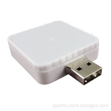 USB sticks with twist and retractable function, 2gb Up to 32GB, made of plastic, customized logo
